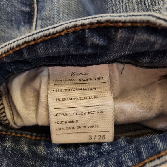 KanCan Florence Mid Rise Super Skinny Jeans Sz 3/25 Distressed Blue KC7103m - Picture 7 of 9
